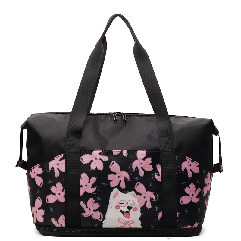 Ženska crossbody torba za putovanja, veliki kapacitet, lagana, Oxford platno, prozračna, proširivi kapaciteta