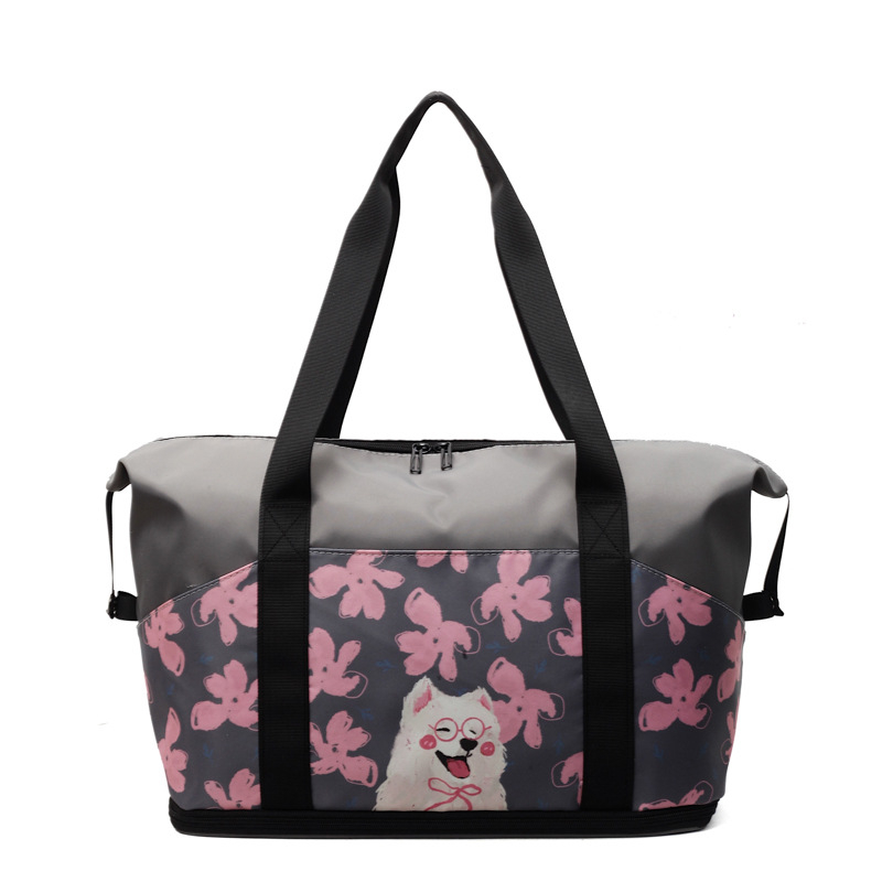 Ženska crossbody torba za putovanja, veliki kapacitet, lagana, Oxford platno, prozračna, proširivi kapaciteta