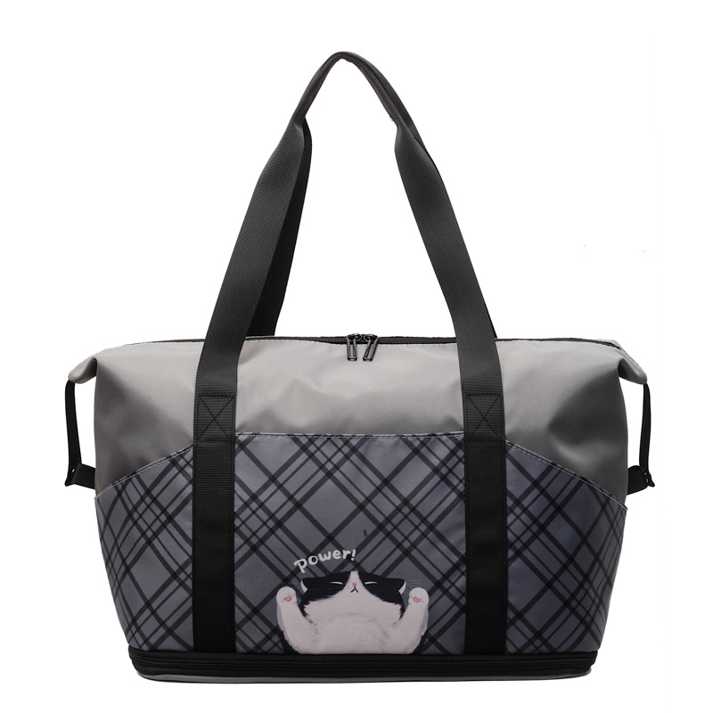 Ženska crossbody torba za putovanja, veliki kapacitet, lagana, Oxford platno, prozračna, proširivi kapaciteta