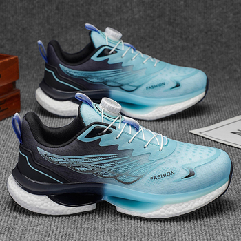 Юношески спортни обувки: дишащ мрежест връх, нисък глезен, закръглен нос, EVA стелка, гумирана подметка