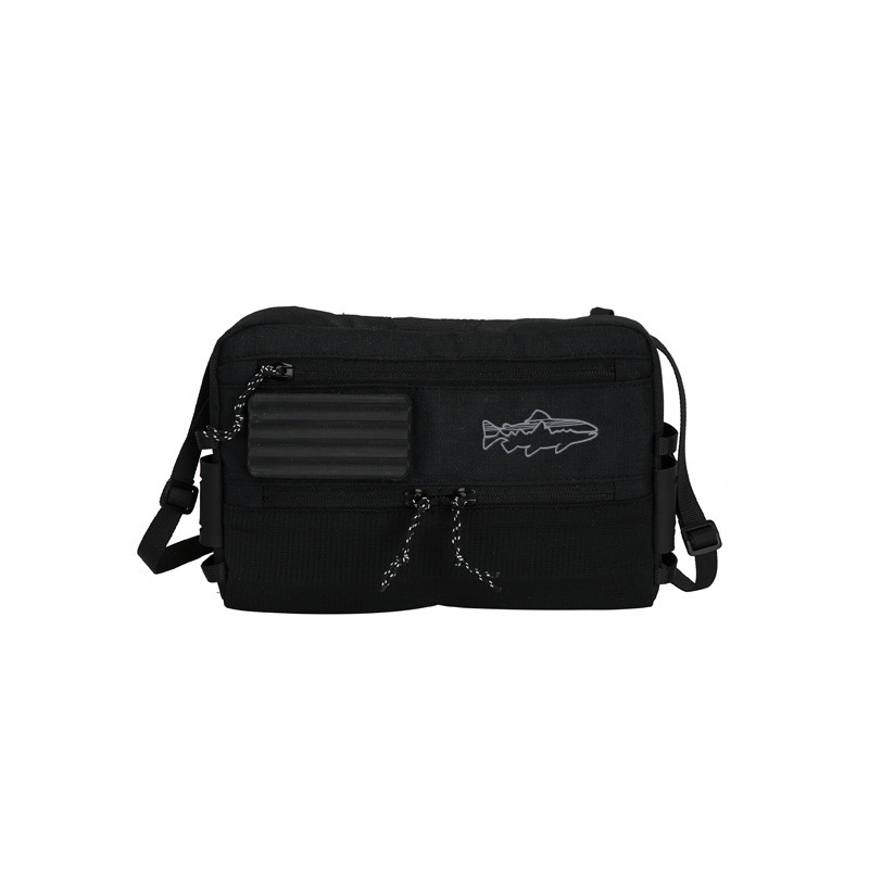 Crossbody torba za outdoor aktivnosti — Unisex, najlon, lagana, otporna, podstava od platna, urbani minimalistički stil