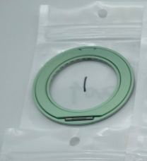 Държач за телефон с пръстен, алуминиева сплав, 360° въртяща се стойка, монтаж с лепило, анти-вибрация