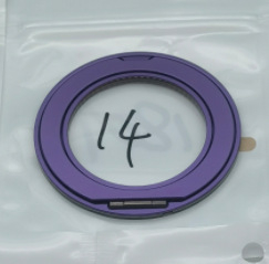 Държач за телефон с пръстен, алуминиева сплав, 360° въртяща се стойка, монтаж с лепило, анти-вибрация