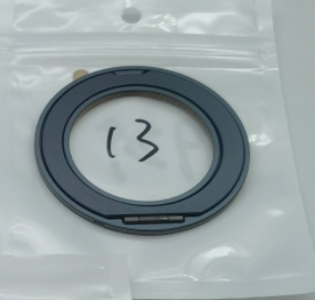 Държач за телефон с пръстен, алуминиева сплав, 360° въртяща се стойка, монтаж с лепило, анти-вибрация