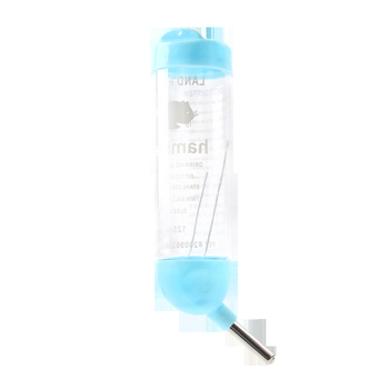 Κρεμαστή φιάλη νερού για τσιντσίλες με στόμιο μπάλα, πλαστική, χωρίς διαρροές