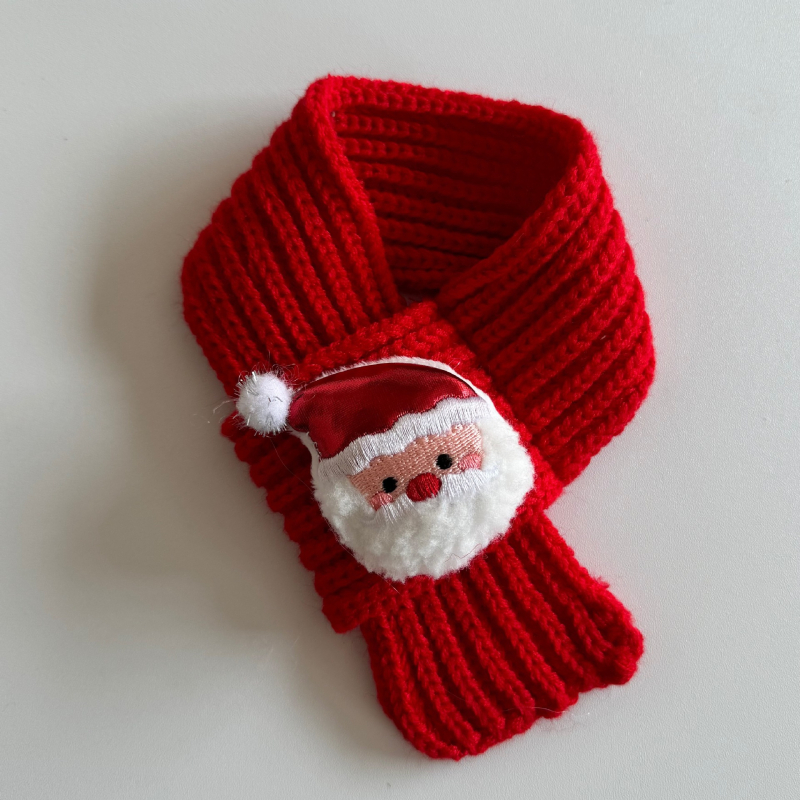 Φουλάρι για κατοικίδια – μοτίβο καρτούν, μαλλί πλεκτό, ύφανση απλού υφανσης, Jacquard, χειμερινή περίοδο