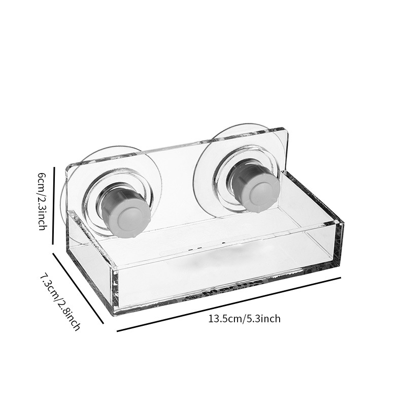 Ακρυλικό στήριγμα κοραλλιών για ενυδρείο με γάντζο ανάρτησης και ισχυρή βεντούζα, πολυλειτουργικό, βάρος 300