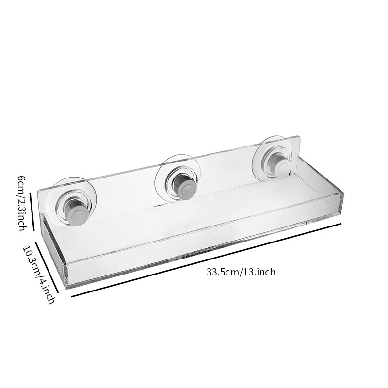 Ακρυλικό στήριγμα κοραλλιών για ενυδρείο με γάντζο ανάρτησης και ισχυρή βεντούζα, πολυλειτουργικό, βάρος 300