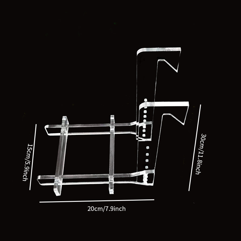 Ακρυλικό στήριγμα κοραλλιών για ενυδρείο με γάντζο ανάρτησης και ισχυρή βεντούζα, πολυλειτουργικό, βάρος 300