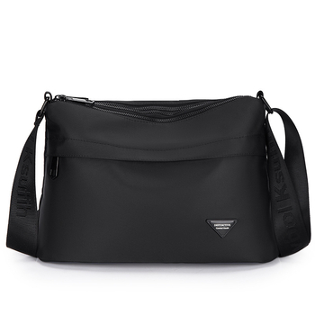 Muška crossbody torba, PU materijal, gradski stil, prozračna i vodootporna, ultra lagana, dizajn za smanjenje opterećenja