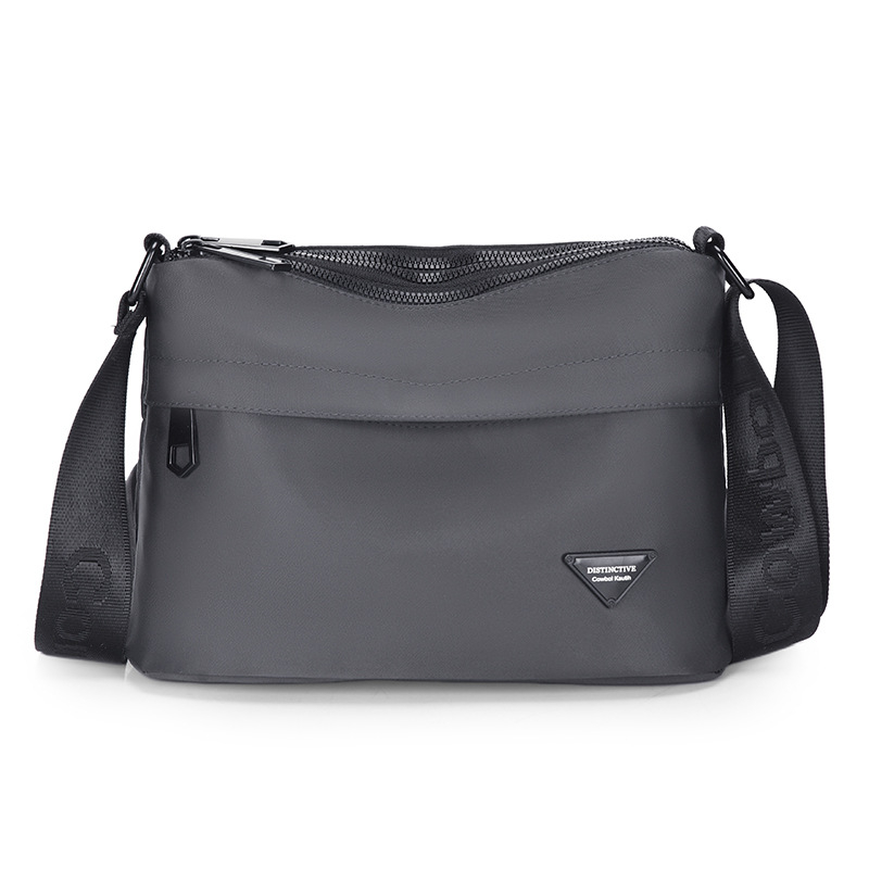 Muška crossbody torba, PU materijal, gradski stil, prozračna i vodootporna, ultra lagana, dizajn za smanjenje opterećenja