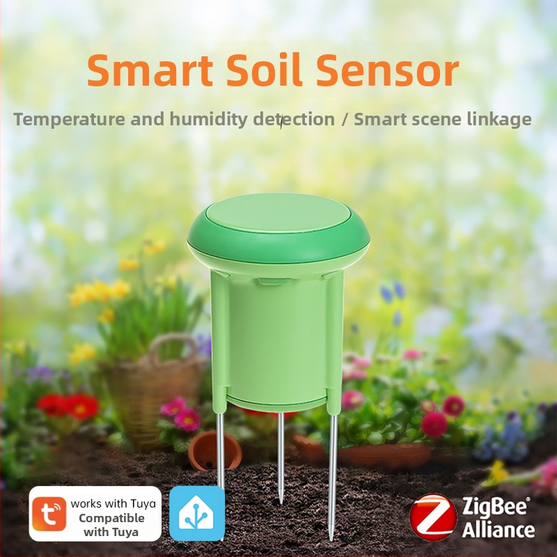 Pôdný tester so ZigBee 3.0 Wi-Fi, senzorom teploty a vlhkosti pôdy a testovaním na ťažké kovy