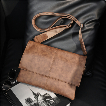 Muška PU crossbody torba – vodootporna, ultralagana, otporna na habanje; stil koverti, proljeće 2025