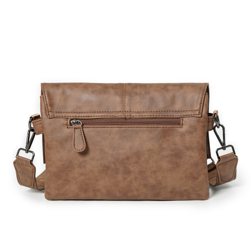 Muška PU crossbody torba – vodootporna, ultralagana, otporna na habanje; stil koverti, proljeće 2025