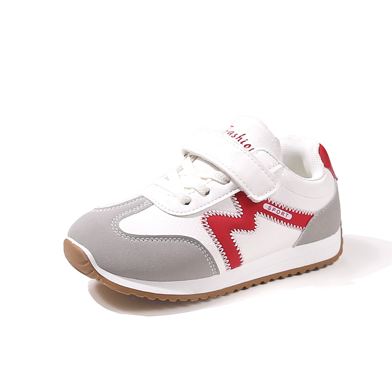 Dječje tenisice za trčanje s Velcro kopčom, gornji dio od umjetne kože, PVC đon, za djecu uzrast 4–12 godina, unisex.