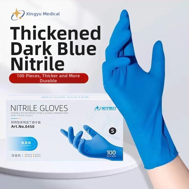 Mănuși din nitril, de unică folosință, de calitate alimentară, pentru catering, impermeabile