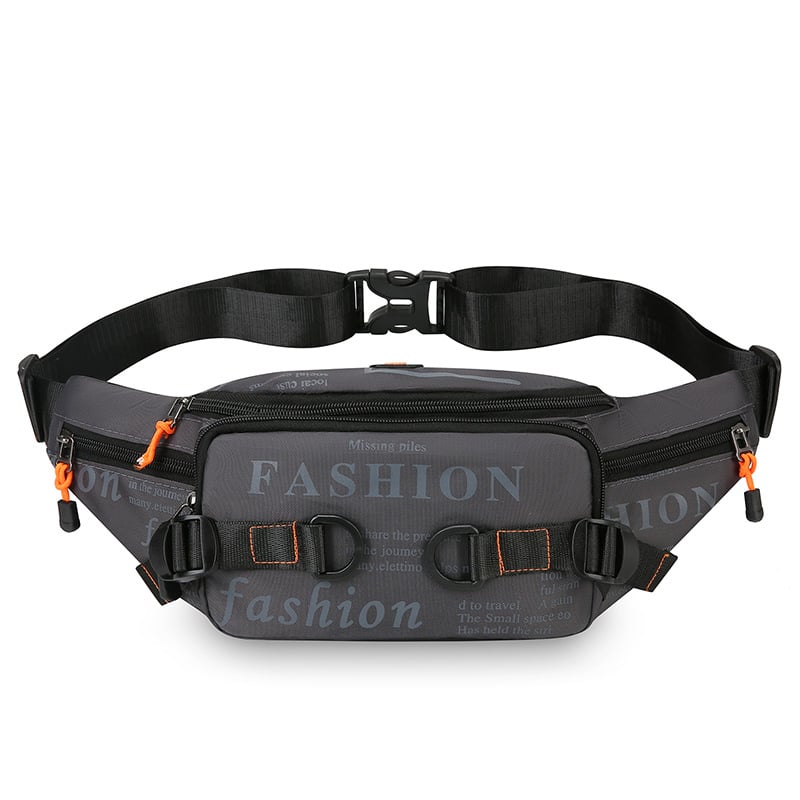 Мъжка чанта за гърдите — урбан стил, нейлон, дишаща, принт с букви, подплата полиестер (урбан стил; нейлон; дишаща; принт с букви; подплата полиестер)