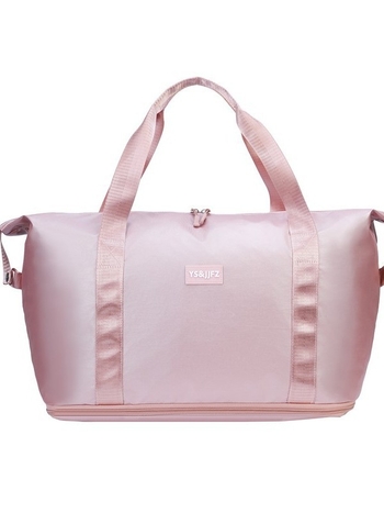 Унисекс пътна чанта с голям капацитет и печатано лого, чанта за рамо за кратки пътувания и бизнес пътувания, Oxford плат, 20–35 л, износоустойчива, подплата полиестер