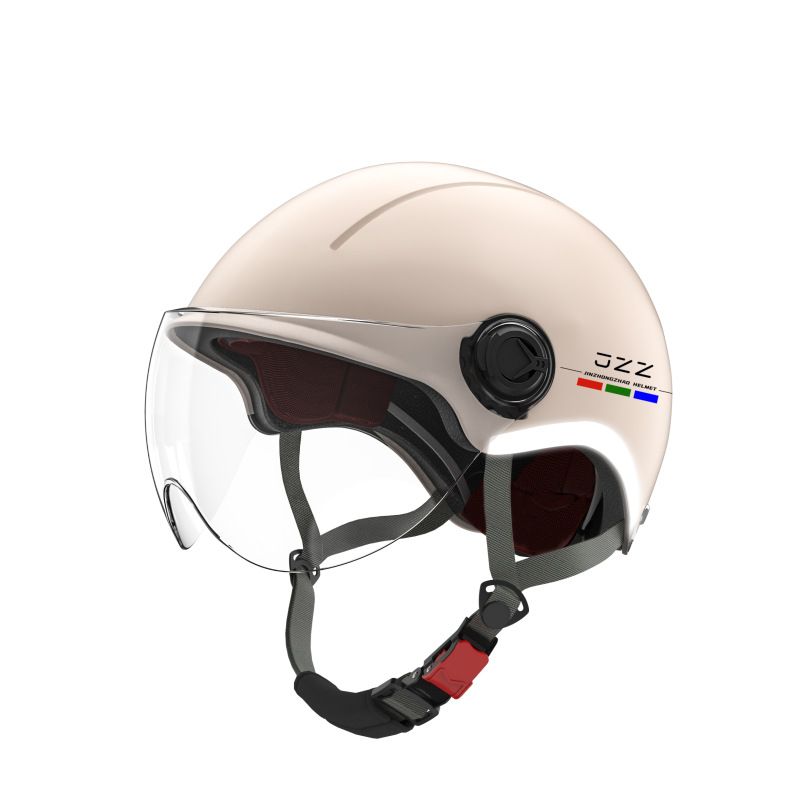 ABS kaciga za električna vozila, 3C certifikat br. 2024091105021488, polu-helmet za odrasle, četiri godišnja doba, pogodna za gradski prijevoz i vožnju motociklom