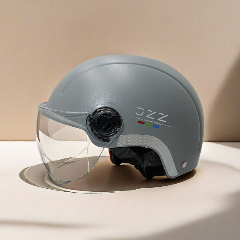 ABS kaciga za električna vozila, 3C certifikat br. 2024091105021488, polu-helmet za odrasle, četiri godišnja doba, pogodna za gradski prijevoz i vožnju motociklom