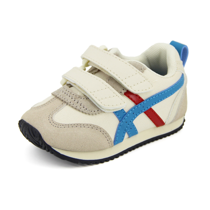 Topstar dječje tenisice za trčanje u Forrest Gump stilu, gornji dio od sintetičke kože i tkanine, Velcro zatvarač, TPR potplat