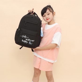 Školska torba od platna, kapacitet 20–35 L; prozračna, vodootporna, otporna na habanje, protiv krađe; dizajn smanjenja tereta; zatvarač; dvostruke naramenice; unutarnji džepovi za prijenosno računalo, olovke i knjige