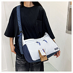 Unisex sportska torba preko ramena, najlon, vodootporna, ultra lagana, proširivi kapacitet za aktivnosti na otvorenom