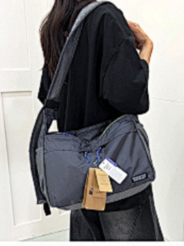 Unisex sportska torba preko ramena, najlon, vodootporna, ultra lagana, proširivi kapacitet za aktivnosti na otvorenom