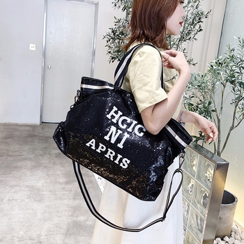 Torba za putovanje preko ramena s fliterima, velika kapaciteta 20–35 L, visoko kvalitetna tkanina, odjeljak za suho/mokro, podstava od poliestera, karirani uzorak, ulični stil