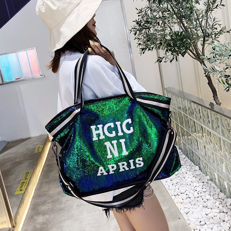 Torba za putovanje preko ramena s fliterima, velika kapaciteta 20–35 L, visoko kvalitetna tkanina, odjeljak za suho/mokro, podstava od poliestera, karirani uzorak, ulični stil