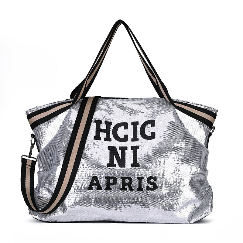 Torba za putovanje preko ramena s fliterima, velika kapaciteta 20–35 L, visoko kvalitetna tkanina, odjeljak za suho/mokro, podstava od poliestera, karirani uzorak, ulični stil