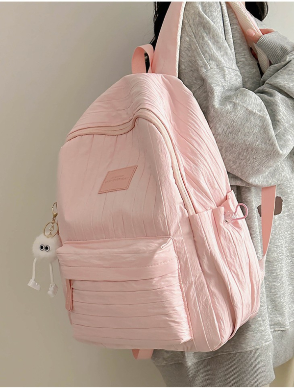 Školski ruksak za učenike, unisex, najlon, prozračan, zakrivljene naramenice, za srednju školu, stil svjež i sladak