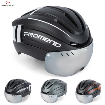 Promend kaciga za bicikl s integriranim LED upozoravajućim svjetlom, model 12H15, za planinski biciklizam, EPS materijal
