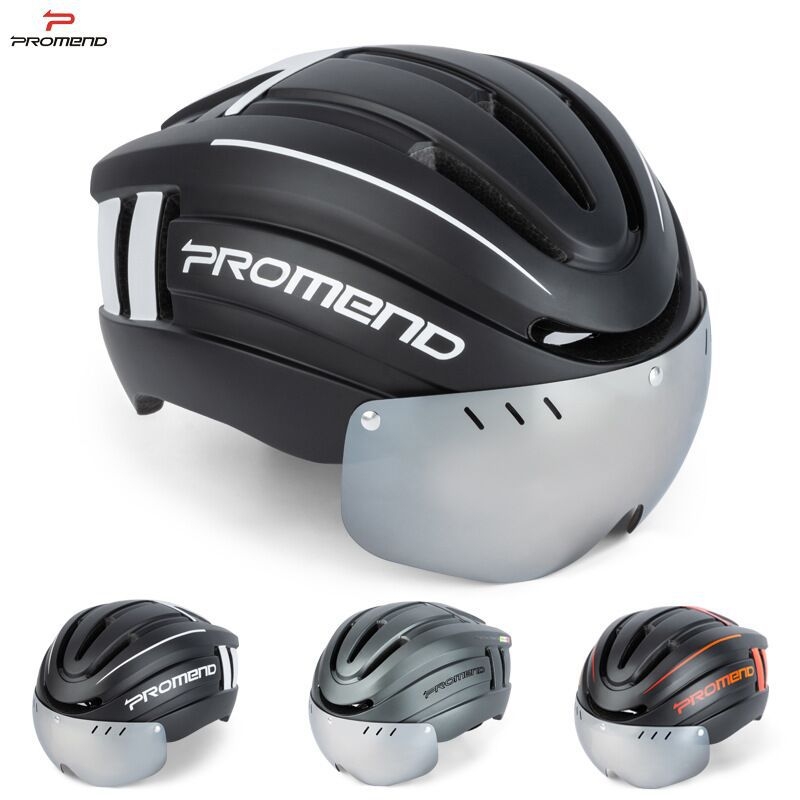 Promend kaciga za bicikl s integriranim LED upozoravajućim svjetlom, model 12H15, za planinski biciklizam, EPS materijal