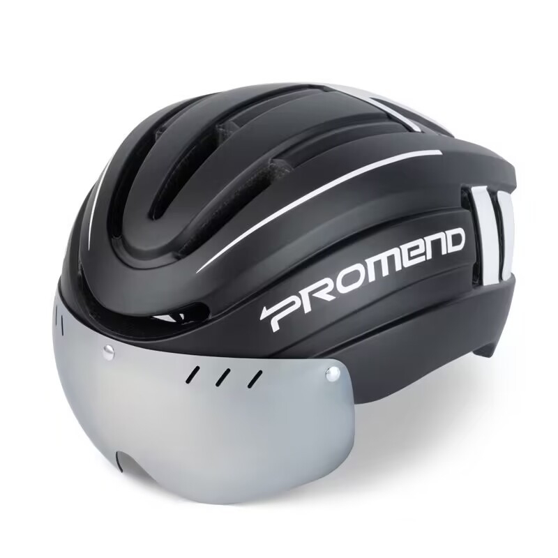 Promend kaciga za bicikl s integriranim LED upozoravajućim svjetlom, model 12H15, za planinski biciklizam, EPS materijal