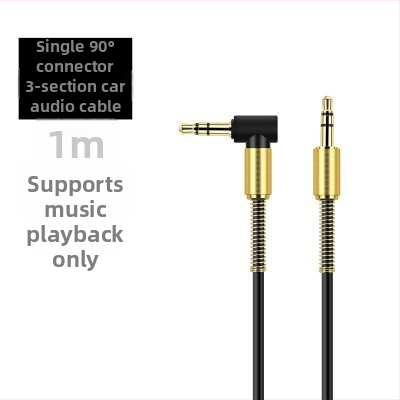 Weige 3.5 mm AUX audio kábel pre digitálne zariadenia, zlatý povrch, meď so smaltovaným jadrom, CE certifikát