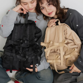 Najlon ruksak za žene za outdoor putovanja, zatvarač na šnuru, džep na zip, poliester podstava, svakodnevna upotreba