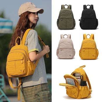 Ruksak u fakultetskom stilu, velika kapaciteta, najlon materijal, japanski nadahnuće, vodootporan, zatvaranje na zip