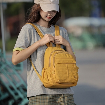 Ruksak u fakultetskom stilu, velika kapaciteta, najlon materijal, japanski nadahnuće, vodootporan, zatvaranje na zip