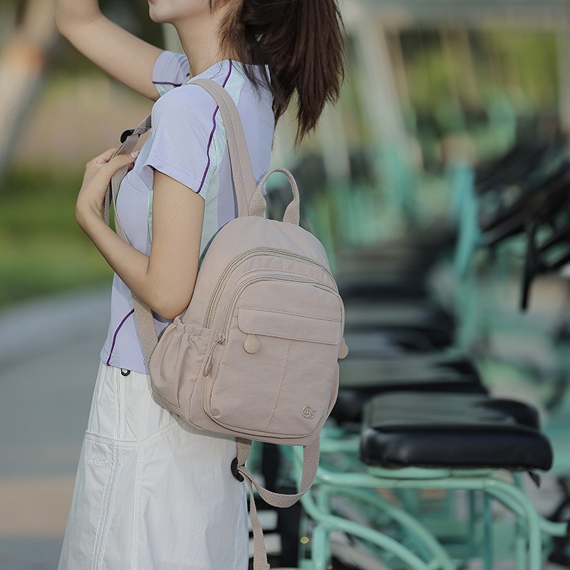 Ruksak u fakultetskom stilu, velika kapaciteta, najlon materijal, japanski nadahnuće, vodootporan, zatvaranje na zip
