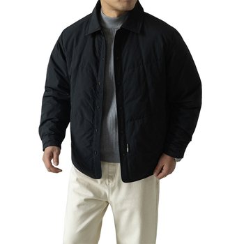 Muška lagana down jakna s ovratnikom, punilo od bijelog patka, postotak perja 66-70%, snaga ispunjenja 900, zaštita od hladnoće (-50°C do -20°C).