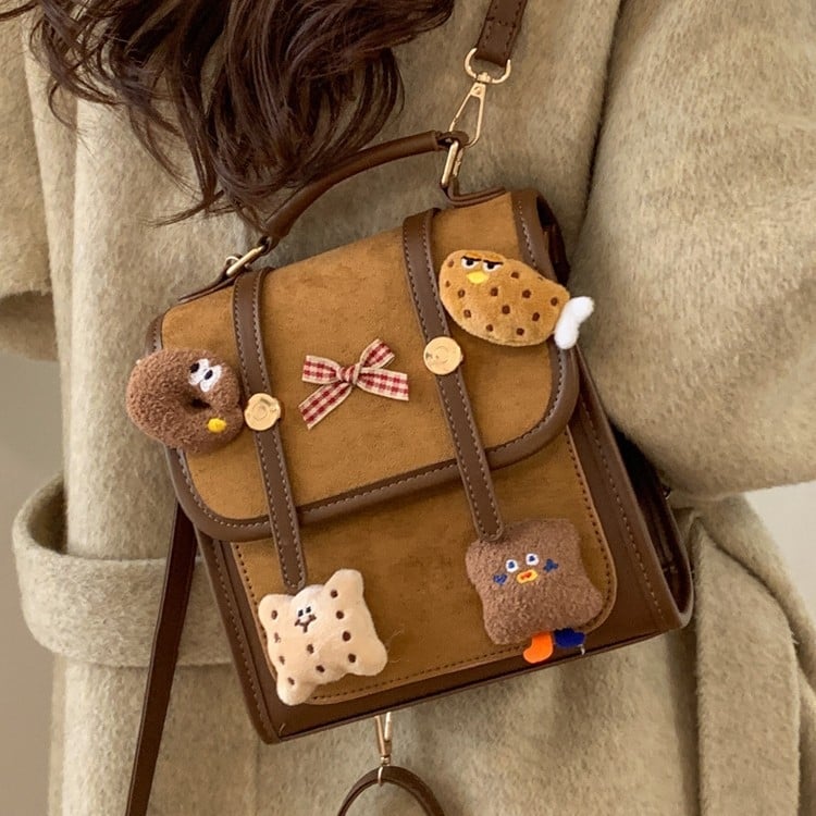 Ruksak s dječjim karikaturalnim stilom, PU materijal, otvor s poklopcem, unutarnji džep na zip i džep za dokumente, prozračan