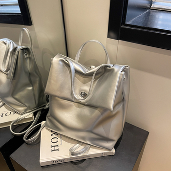 Ruksak gradski street fashion (PU materijal, magnetska kopča, pretinac za telefon, otporan na habanje, svakodnevna upotreba)