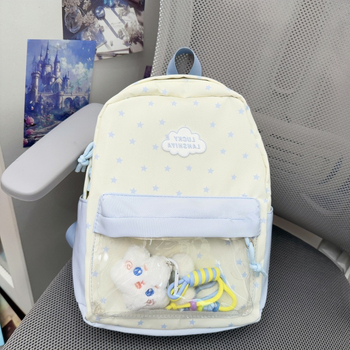 Školski ruksak, unisex, najlon, otporan na habanje, ulični stil, podstava od poliester