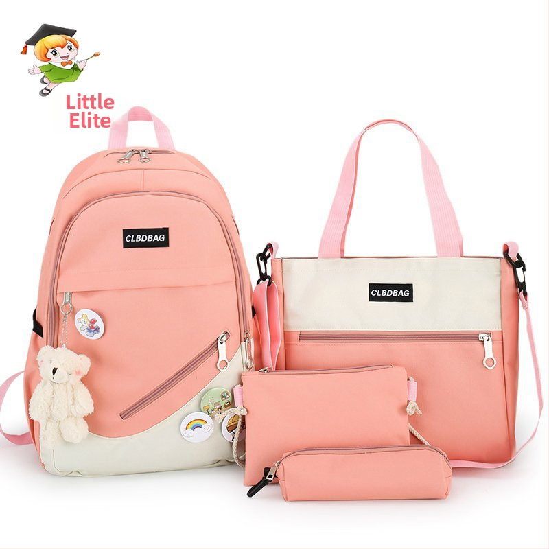 Školský batoh, objem 20-35L, Oxford tkanina, 17-palcový notebookový priečinok, vodotesnosť úrovne 4, s obalom proti dažďu