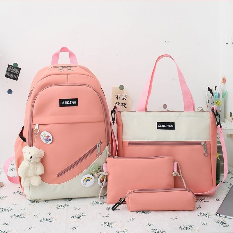 Školský batoh, objem 20-35L, Oxford tkanina, 17-palcový notebookový priečinok, vodotesnosť úrovne 4, s obalom proti dažďu