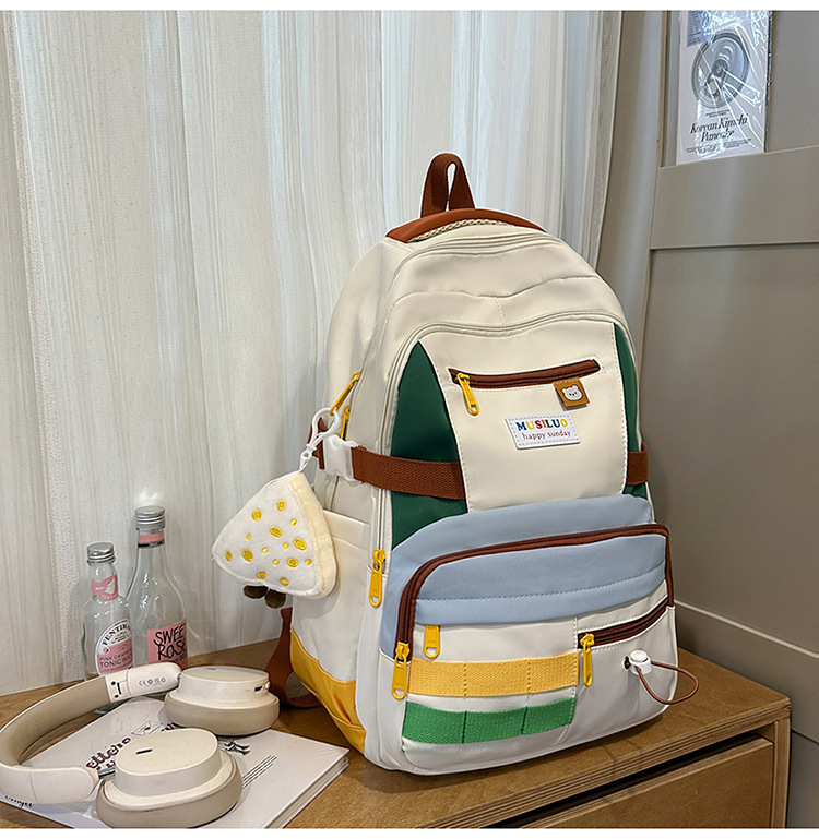 Ruksak u japanskom stilu, minimalističan za svakodnevnu uporabu, s velikim kapacitetom za prijenosno računalo (Materijal: najlon; Podstava: poliester; Zatvaranje: zatvarač; Laminirani unutarnji pretinac; Unutarnja džep)