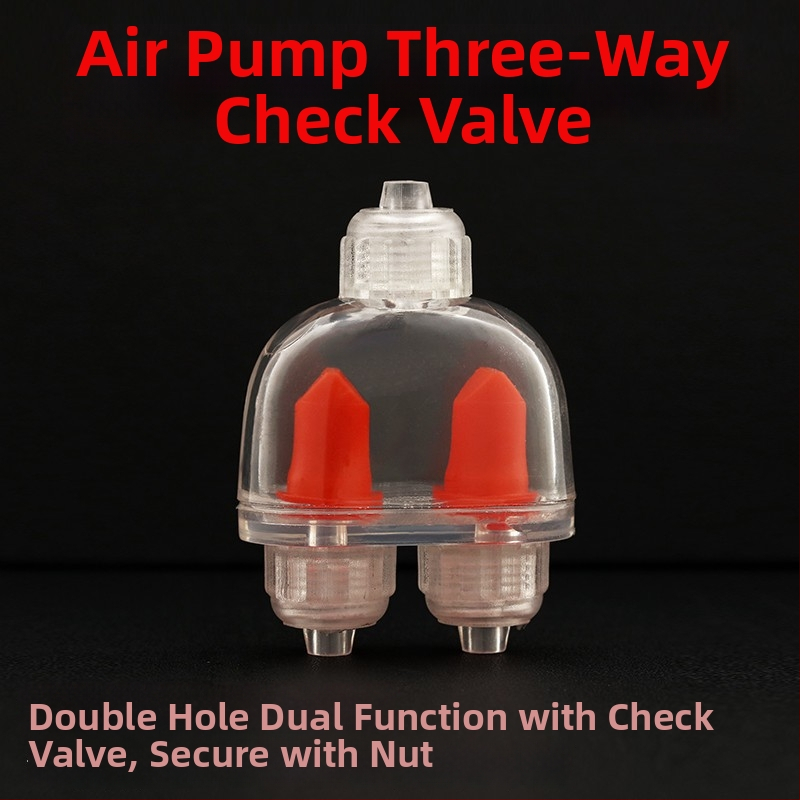 Σετ βαλβίδων αντλίας οξυγόνου ενυδρείου (ρυθμιστική βαλβίδα, τριών κατευθύνσεων βαλβίδα, βαλβίδα ελέγχου)