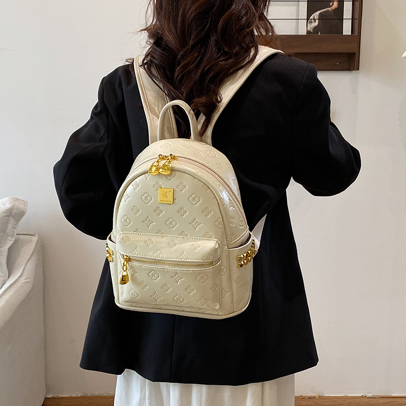 Ruksak za putovanje, PU materijal, Ljeto 2025, Otvaranje: zatvarač, Podstava: poliester