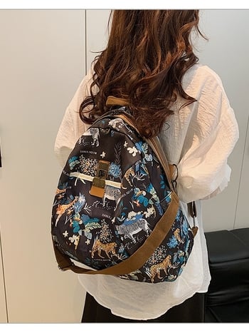 Najlonski ruksak sa zatvaračem, trodimenzionalnog oblika, unutarnji pretinci: pretinac sa zatvaračem, pretinac za telefon i pretinac za ID, marka Xdlm